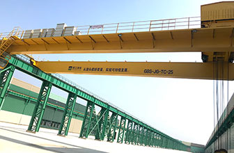 河北秦皇島歐式雙梁起重機項目