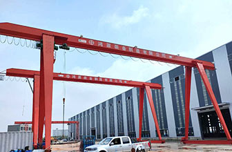 江蘇淮安單梁門式起重機項目