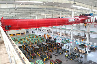 山西運城雙梁橋式起重機項目